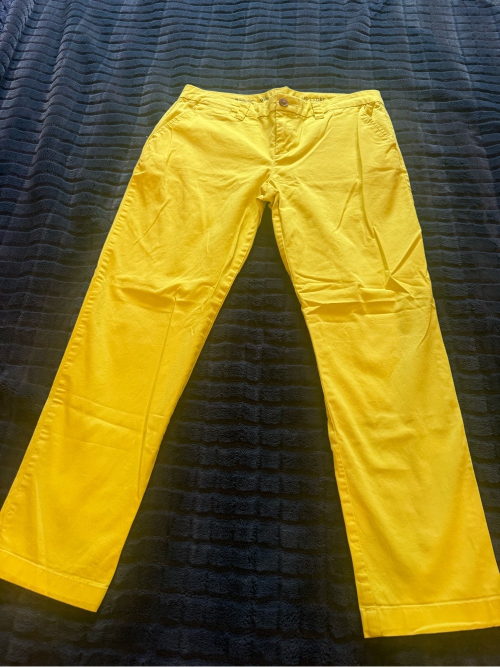 Gap Yellow Straight Leg Chino Pants 6P